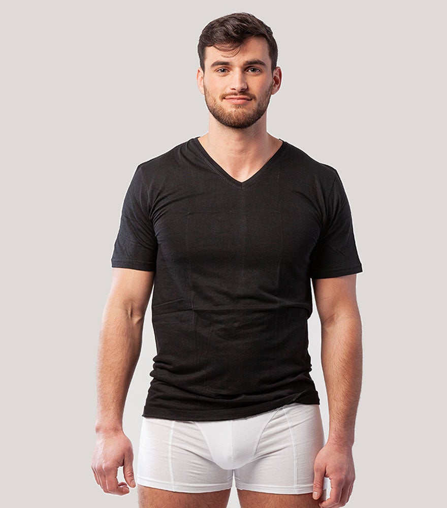 Bambus t-skjorte med V-hals