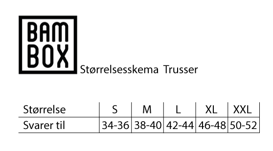 Midi trusser i bambus - 4 par - Underbukser - Bambox - 4